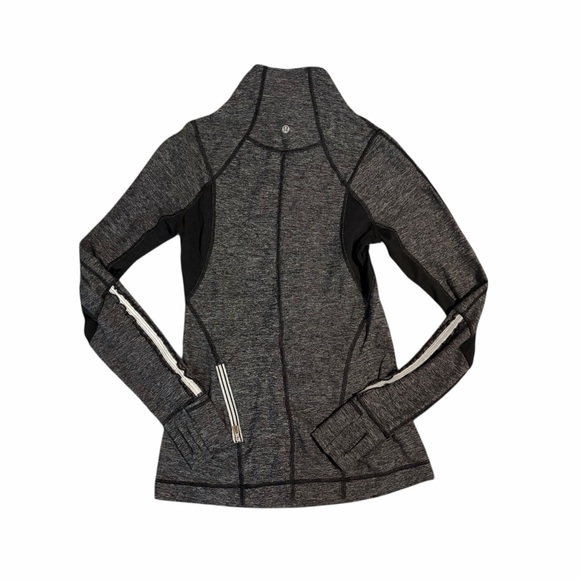 Lululemon Jacket Full Zip Running Grey Size 6 - Picture 2 of 6